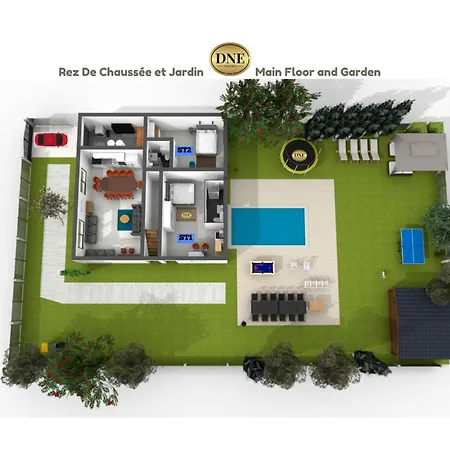 Dne Villa: Disney-paris House With Pool And 6 En-suite Bedrooms Villa *